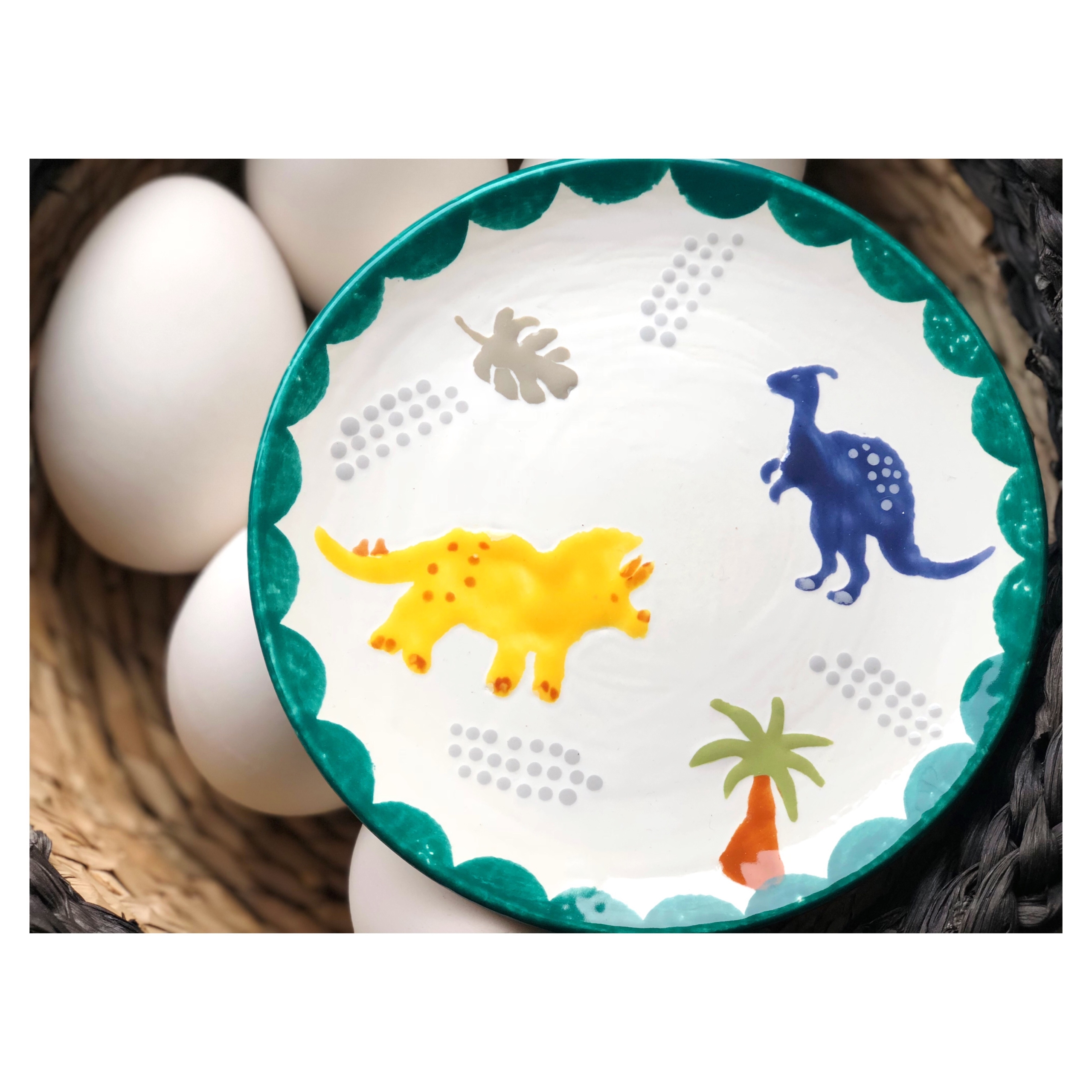 Assiette dino_kéramos