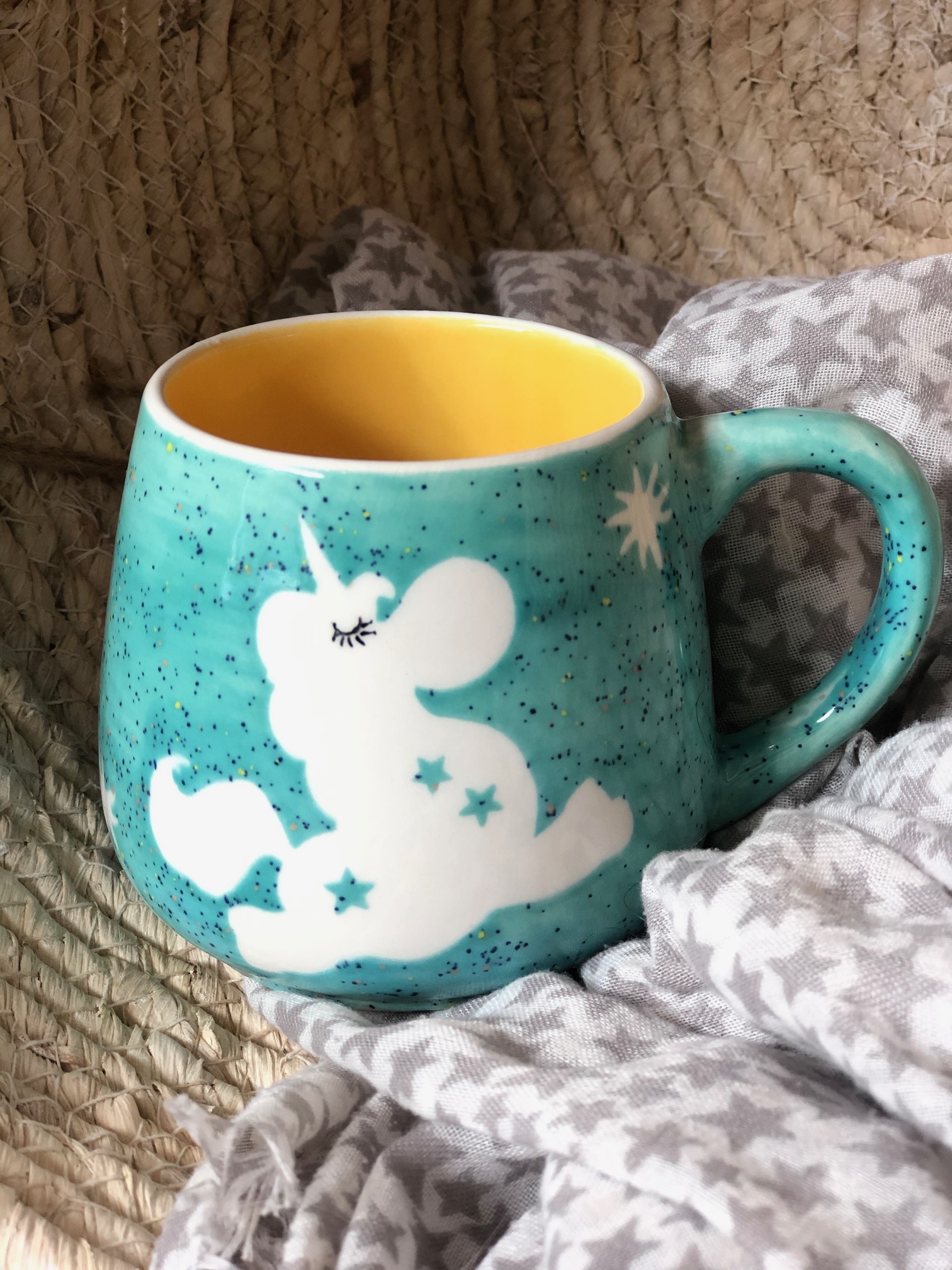 Kit keramos maison_Tasse enfants lune&licorne