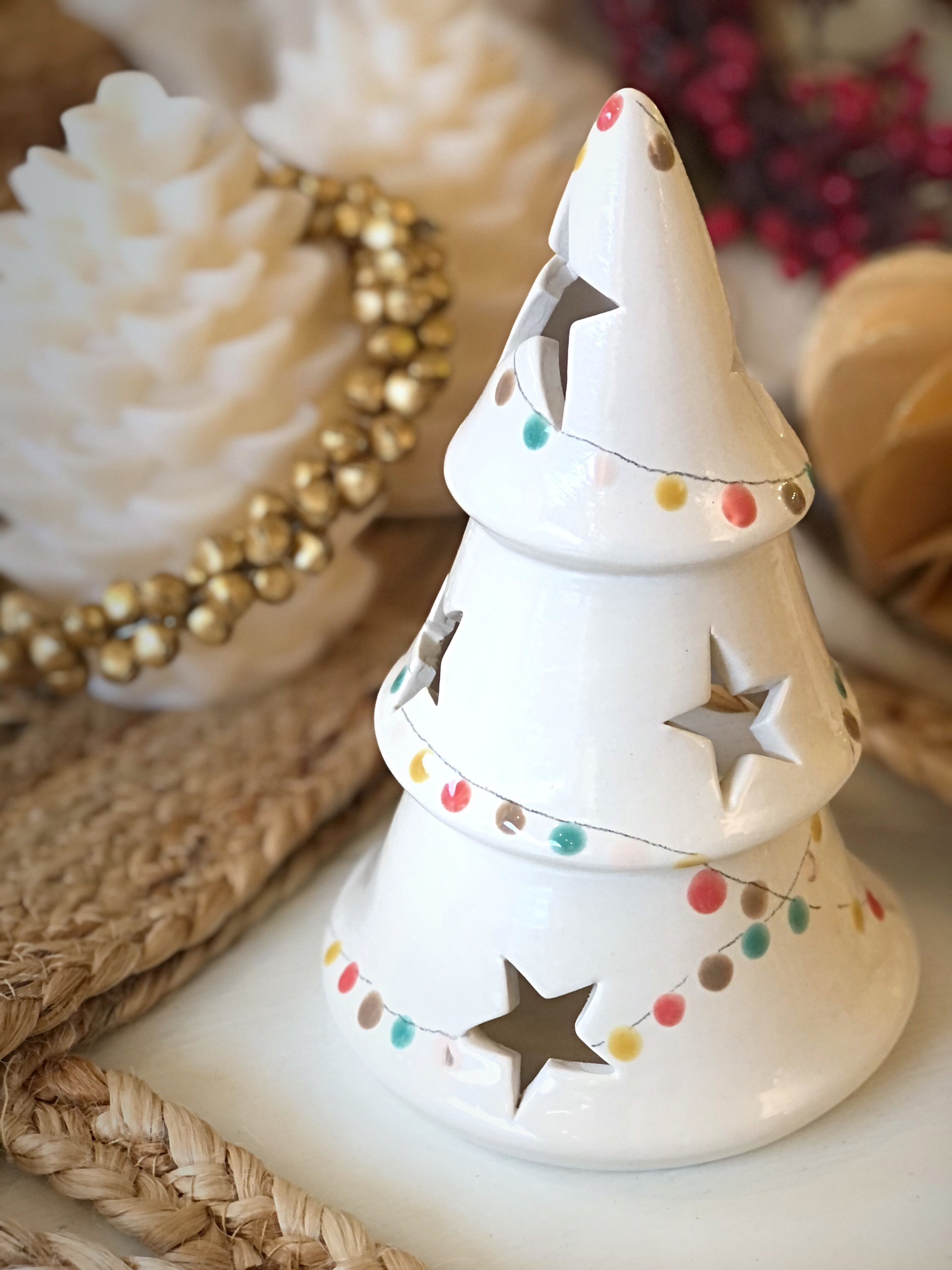 Kit kéramos maison_ Photophore SAPIN